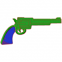 Guns Embroidery Design 11 Guns Embroidery Design 11